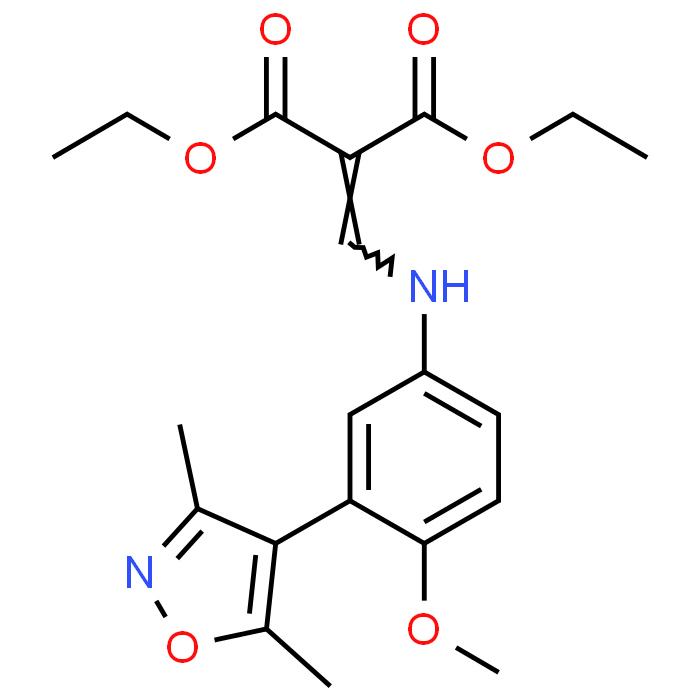 Diethyl 2-(((3-(3,5-dimethylisoxazol-4-yl)-4-methoxyphenyl)amino)methylene)malonate