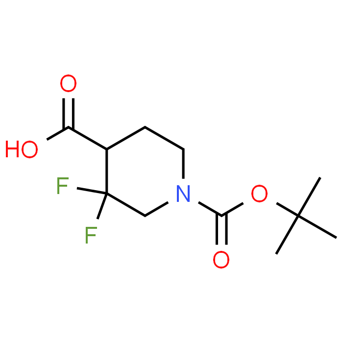 1-[(tert-butoxy)carbonyl]-3,3-difluoropiperidine-4-carboxylic acid