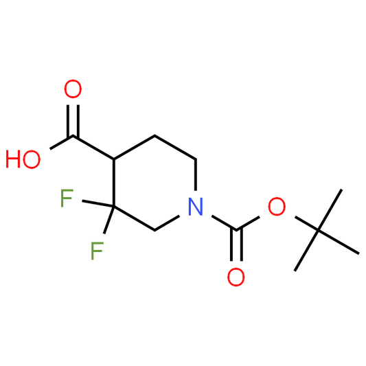 1-[(tert-butoxy)carbonyl]-3,3-difluoropiperidine-4-carboxylic acid