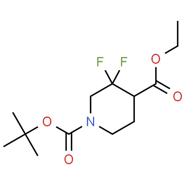 1-tert-Butyl 4-ethyl 3,3-difluoropiperidine-1,4-dicarboxylate