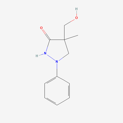 4-(Hydroxymethyl)-4-methyl-1-phenylpyrazolidin-3-one