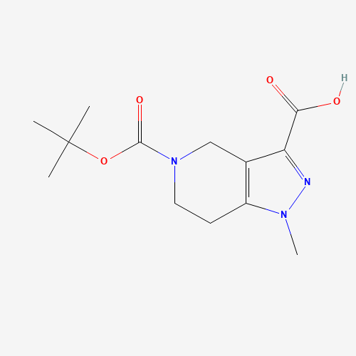 5-(tert-Butoxycarbonyl)-1-methyl-4,5,6,7-tetrahydro-1H-pyrazolo[4,3-c]pyridine-3-carboxylic acid