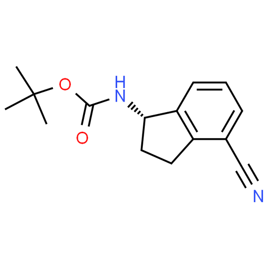 (S)-1-(Boc-amino)-2,3-dihydro-1H-indene-4-carbonitrile