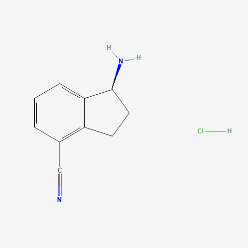 (S)-1-Amino-2,3-dihydro-1H-indene-4-carbonitrile hydrochloride