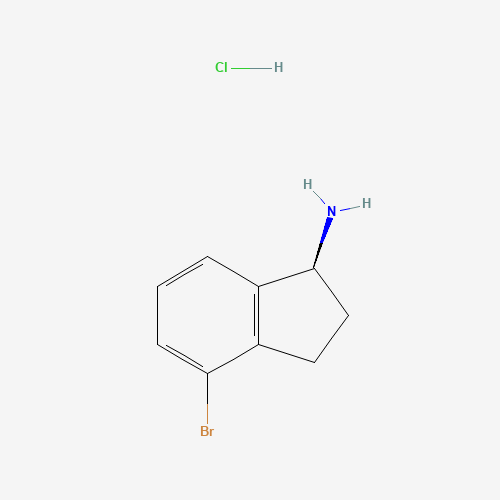 (S)-4-Bromo-2,3-dihydro-1H-inden-1-amine hydrochloride