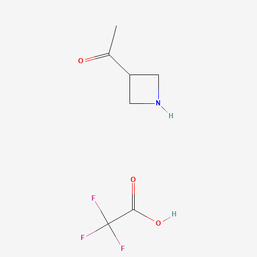 1-(azetidin-3-yl)ethan-1-one; trifluoroacetic acid