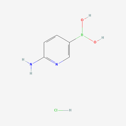 (6-Aminopyridin-3-yl)boronic acid hydrochloride