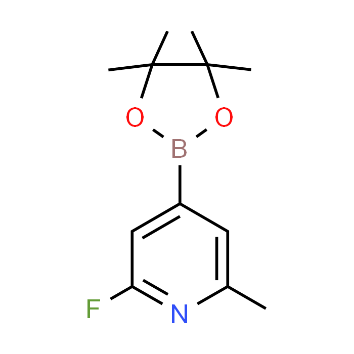 2-Fluoro-6-methyl-4-(4,4,5,5-tetramethyl-1,3,2-dioxaborolan-2-yl)pyridine