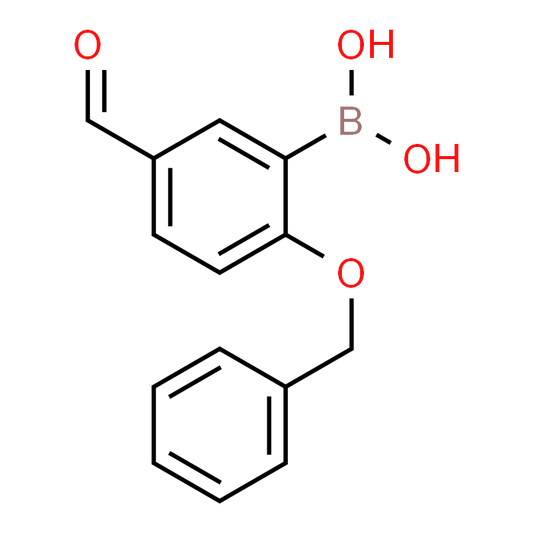 2-Benzyloxy-5-formylphenylboronic acid