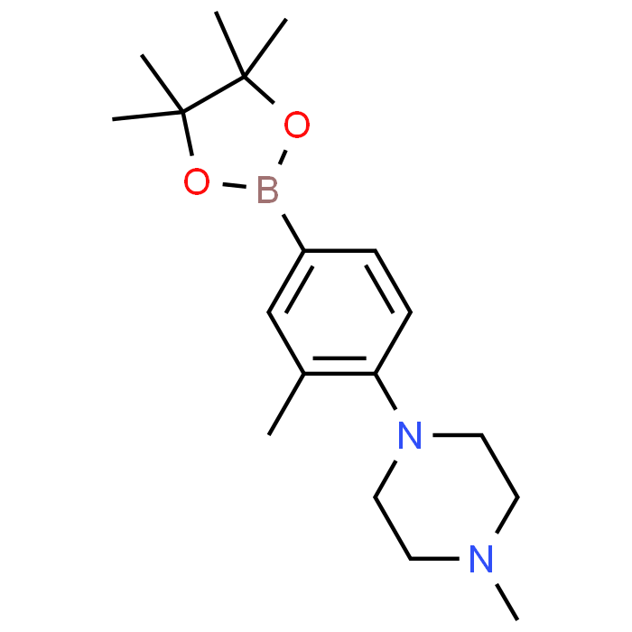 1-Methyl-4-(2-methyl-4-(4,4,5,5-tetramethyl-1,3,2-dioxaborolan-2-yl)phenyl)piperazine