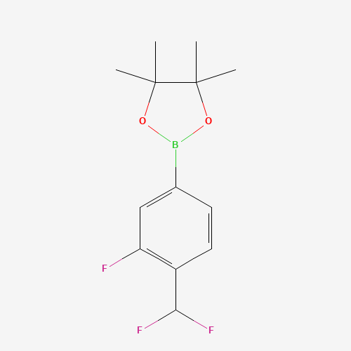 2-(4-(Difluoromethyl)-3-fluorophenyl)-4,4,5,5-tetramethyl-1,3,2-dioxaborolane