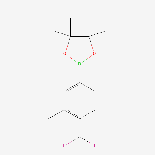 2-(4-(Difluoromethyl)-3-methylphenyl)-4,4,5,5-tetramethyl-1,3,2-dioxaborolane