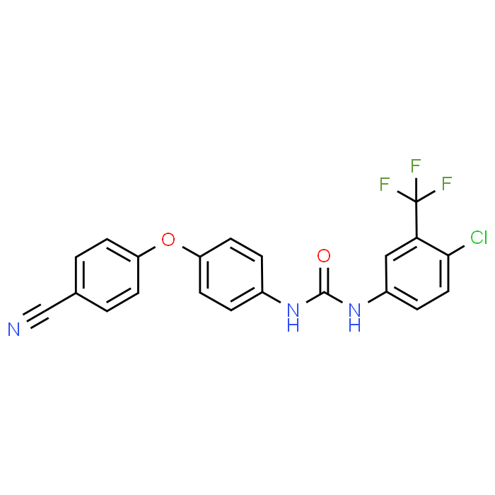 1-(4-Chloro-3-(trifluoromethyl)phenyl)-3-(4-(4-cyanophenoxy)phenyl)urea