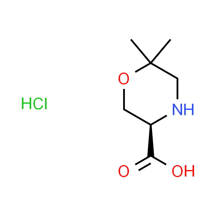 (R)-6,6-Dimethylmorpholine-3-carboxylic acid hydrochloride