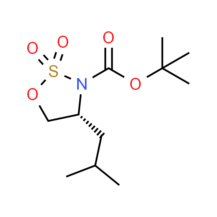 (R)-tert-Butyl 4-isobutyl-1,2,3-oxathiazolidine-3-carboxylate 2,2-dioxide