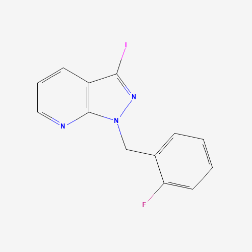 1-(2-Fluorobenzyl)-3-iodo-1H-pyrazolo[3,4-b]pyridine