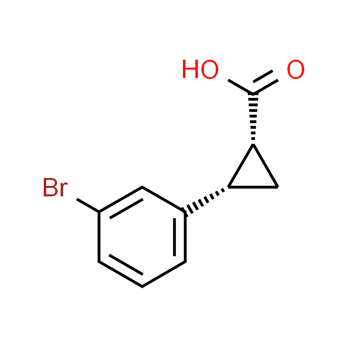 (1R)-2-(3-Bromophenyl)cyclopropane-1-carboxylic acid