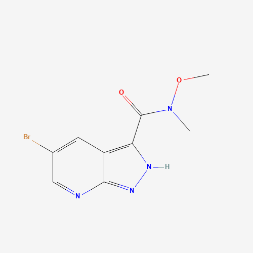 5-Bromo-N-methoxy-N-methyl-1H-pyrazolo[3,4-b]pyridine-3-carboxamide