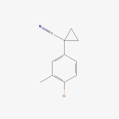 1-(4-Bromo-3-methylphenyl)cyclopropanecarbonitrile