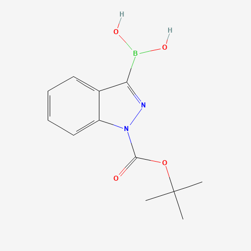(1-(tert-Butoxycarbonyl)-1H-indazol-3-yl)boronic acid