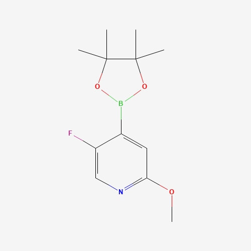5-Fluoro-2-methoxy-4-(4,4,5,5-tetramethyl-1,3,2-dioxaborolan-2-yl)pyridine