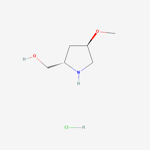 ((2S,4R)-4-Methoxypyrrolidin-2-yl)methanol hydrochloride