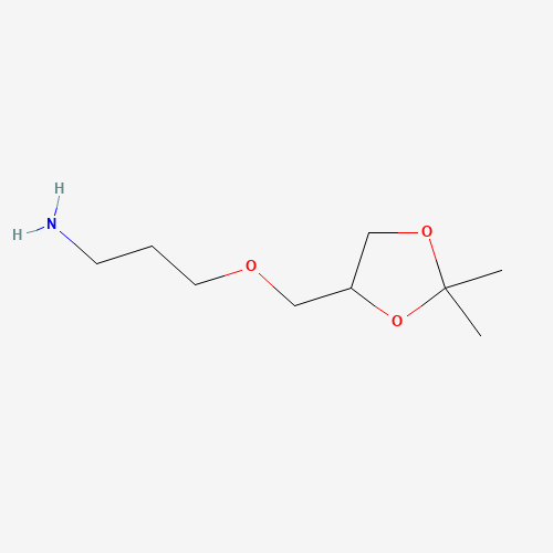 3-((2,2-Dimethyl-1,3-dioxolan-4-yl)methoxy)propan-1-amine