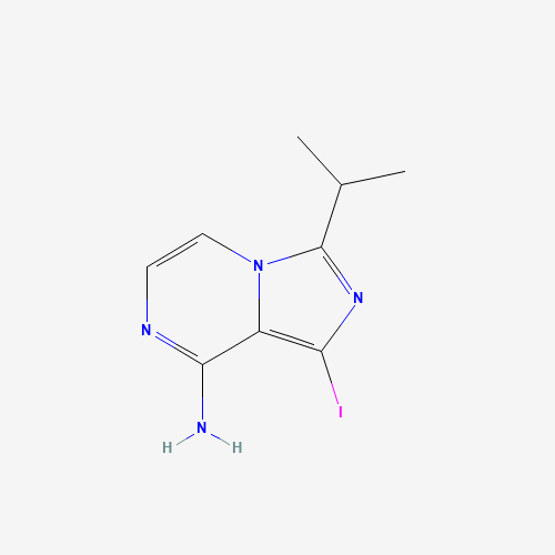 1-Iodo-3-isopropylimidazo[1,5-a]pyrazin-8-amine