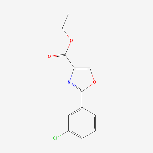 Ethyl 2-(3-chlorophenyl)oxazole-4-carboxylate