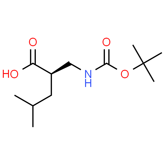 (R)-2-(((tert-Butoxycarbonyl)amino)methyl)-4-methylpentanoic acid