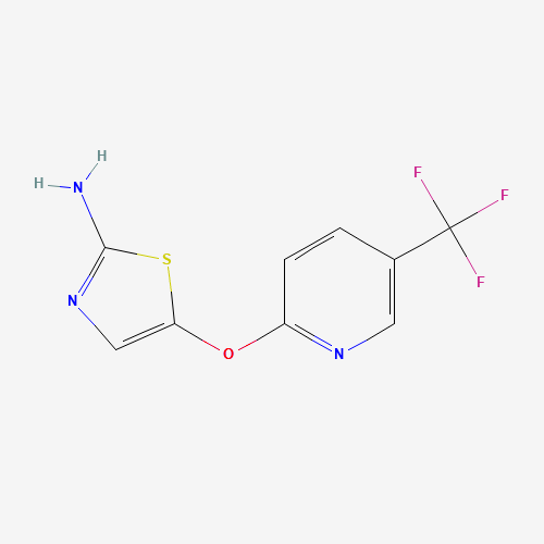 5-((5-(Trifluoromethyl)pyridin-2-yl)oxy)thiazol-2-amine
