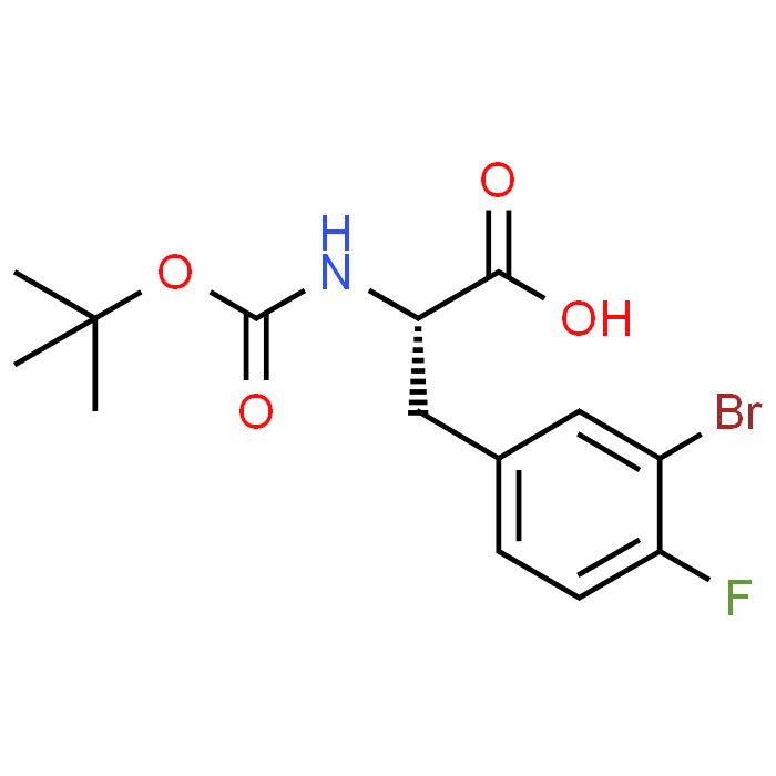 (S)-3-(3-Bromo-4-fluorophenyl)-2-((tert-butoxycarbonyl)amino)propanoic acid