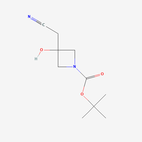 tert-Butyl 3-(cyanomethyl)-3-hydroxyazetidine-1-carboxylate