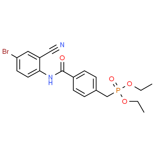 Diethyl 4-((4-bromo-2-cyanophenyl)carbamoyl)benzylphosphonate