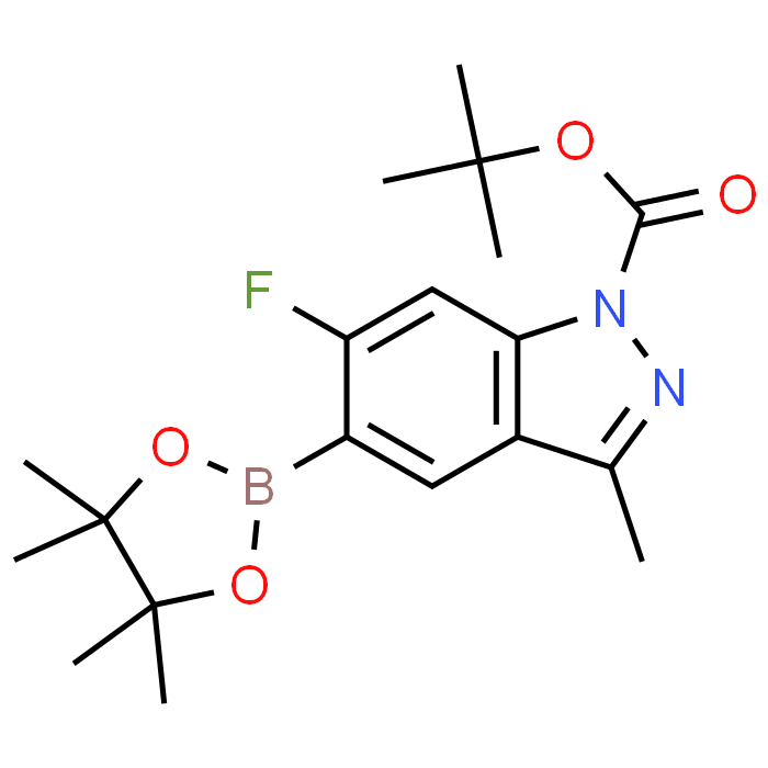 tert-Butyl 6-fluoro-3-methyl-5-(4,4,5,5-tetramethyl-1,3,2-dioxaborolan-2-yl)-1H-indazole-1-carboxylate