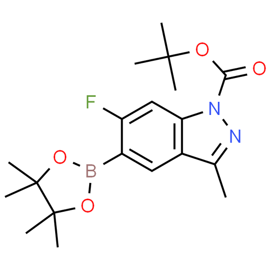 tert-Butyl 6-fluoro-3-methyl-5-(4,4,5,5-tetramethyl-1,3,2-dioxaborolan-2-yl)-1H-indazole-1-carboxylate