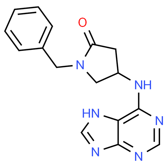 4-((9H-Purin-6-yl)amino)-1-benzylpyrrolidin-2-one