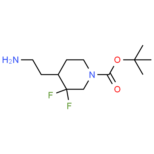 tert-Butyl 4-(2-aminoethyl)-3,3-difluoropiperidine-1-carboxylate