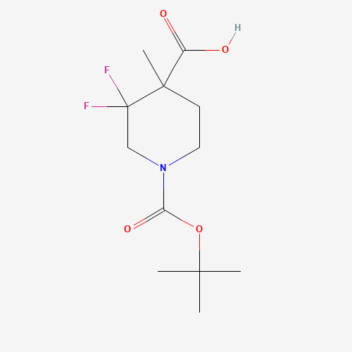 1-(tert-Butoxycarbonyl)-3,3-difluoro-4-methylpiperidine-4-carboxylic acid