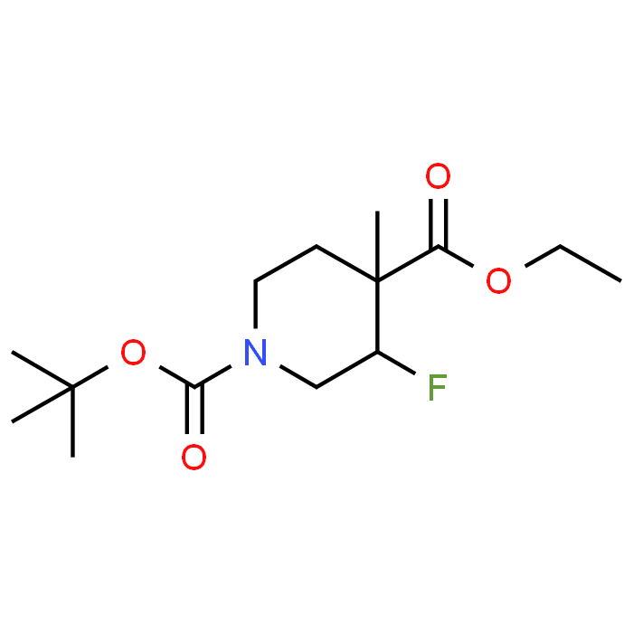 1-tert-Butyl 4-ethyl 3-fluoro-4-methylpiperidine-1,4-dicarboxylate