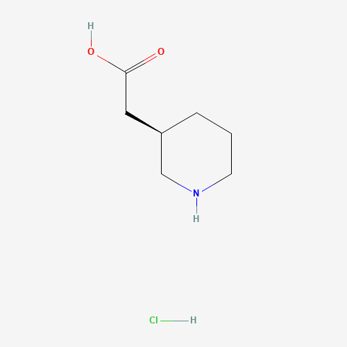 (R)-2-(Piperidin-3-yl)acetic acid hydrochloride