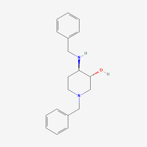 (3R,4R)-1-Benzyl-4-(benzylamino)piperidin-3-ol