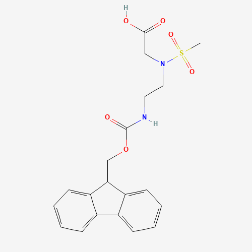 2-(N-(2-((((9H-Fluoren-9-yl)methoxy)carbonyl)amino)ethyl)methylsulfonamido)acetic acid