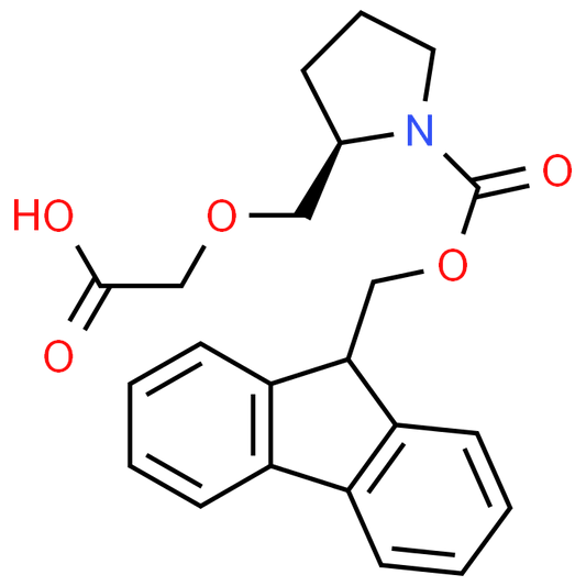 (R)-2-((1-(((9H-Fluoren-9-yl)methoxy)carbonyl)pyrrolidin-2-yl)methoxy)acetic acid