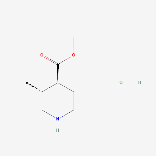 trans-methyl 3-methylpiperidine-4-carboxylate hydrochloride
