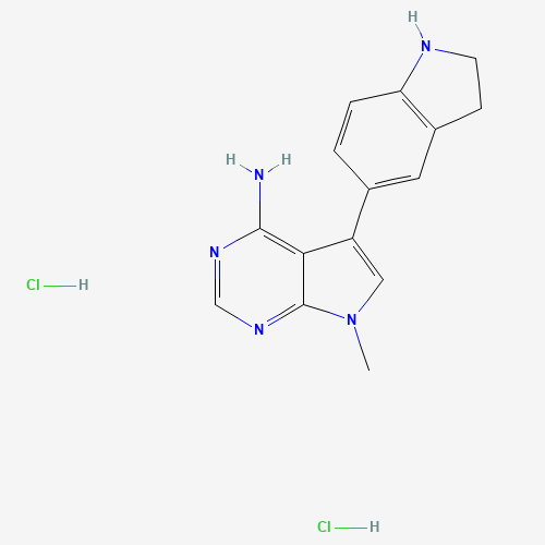 5-(Indolin-5-yl)-7-methyl-7H-pyrrolo[2,3-d]pyrimidin-4-amine dihydrochloride