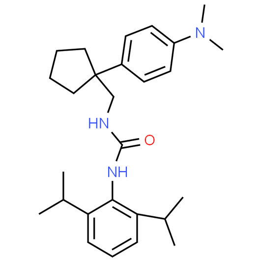 1-(2,6-Diisopropylphenyl)-3-((1-(4-(dimethylamino)phenyl)cyclopentyl)methyl)urea