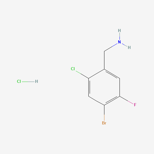 (4-Bromo-2-chloro-5-fluorophenyl)methanamine hydrochloride