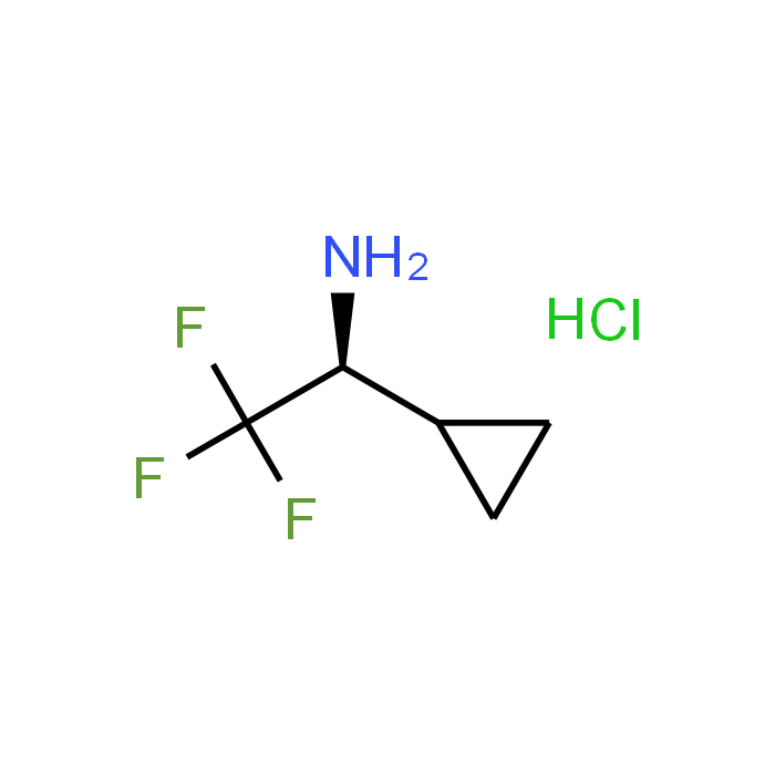 (S)-1-Cyclopropyl-2,2,2-trifluoroethan-1-amine hydrochloride