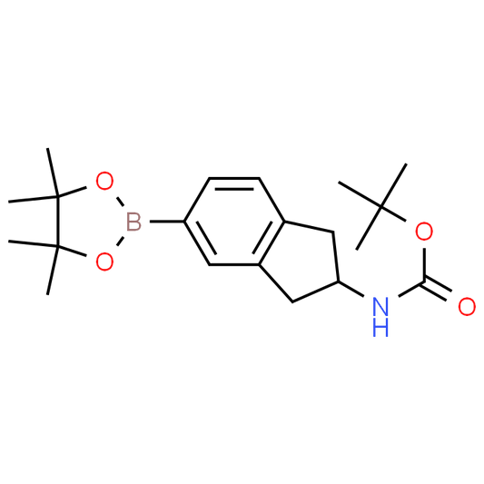 tert-Butyl (5-(4,4,5,5-tetramethyl-1,3,2-dioxaborolan-2-yl)-2,3-dihydro-1H-inden-2-yl)carbamate